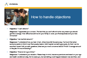 How to handle objections