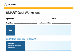 SMART Goal Worksheet